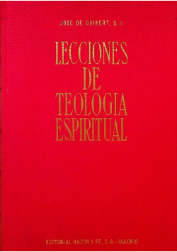 Lecciones de teologia espiritual