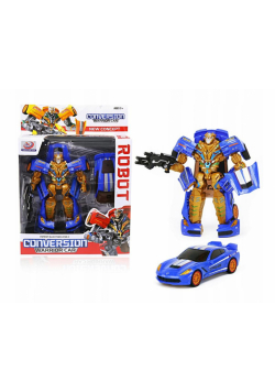 Składany Auto-Robot Transformers Wojownik Blue