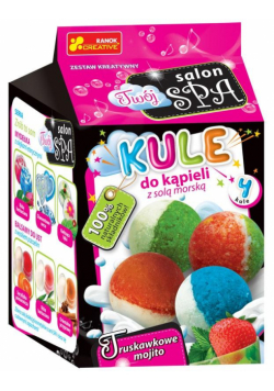 Kule do kąpieli z solą morską. Truskawkowe mojito