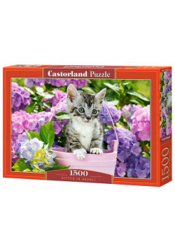Puzzle 1500 el.C-152001-2 Kitten in Basket