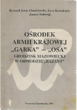 Ośrodek Armii Krajowej "Gąbka" - "Osa"
