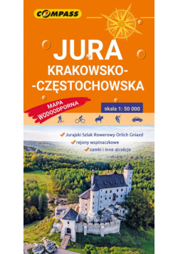 Jura Krakowsko-Częstochowska Mapa laminowana 1:50 000