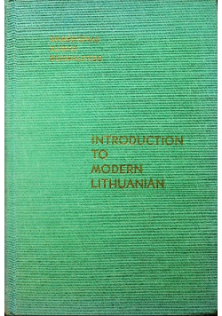 Introduction to modern Lithuanian