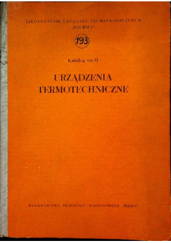 Urządzenia termotechniczne katalog 62