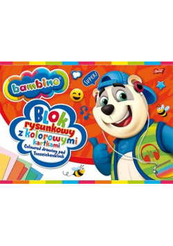 Blok rysunkowy kolorowy A4/16K (10szt) BAMBINO