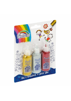 Klej brokatowy 3 kolory x 20ml FIORELLO