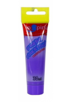 Farba plakatowa w tubie lawendowa 30ml (6szt)