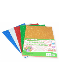 Pianka brokatowa samoprzylepna 20x30cm 5szt