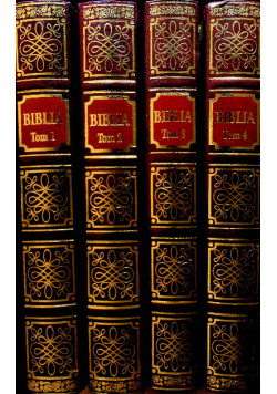 Biblia Tom 1 do 4 Reprint z 1599 r.