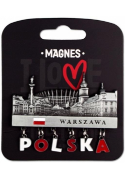 Magnes I love Poland Warszawa ILP-MAG-E-WAR-28