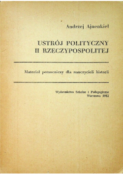 Ustrój Polityczny II Rzeczypospolitej