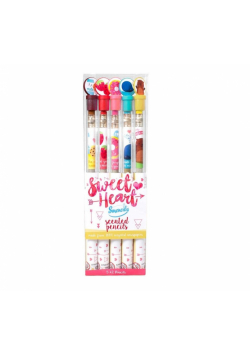 Ołówek Eko pachnący Valentine Smencils 5szt