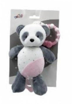 Pozytywka panda różowa 24cm