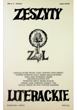 Zeszyty literackie nr 3