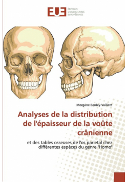Analyses de la distribution de l'épaisseur de la voûte crânienne