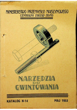 Narzędzia Do Gwintowania Katalog N - 14