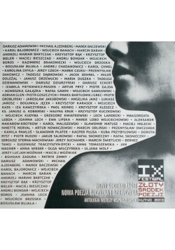 Węzły sukienki żagle Nowa poezja ojczyzna  dziewczyna