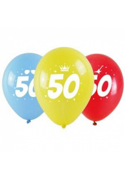 Balony okazjonalne z nadrukiem 50 28cm 3szt