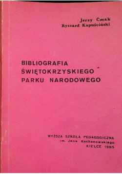 Bibliografia Świętokrzyskiego Parku Narodowego