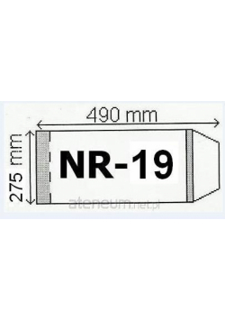 Okładka na podr A4 regulowana nr 19 (50szt) NARNIA