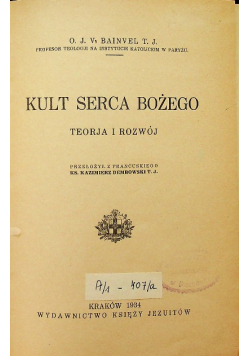 Kult Serca Bożego 1934 r.