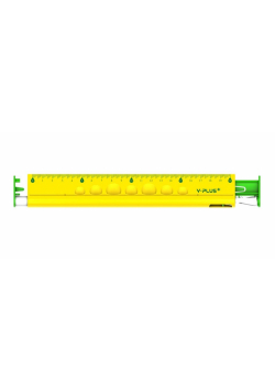 Linijka 4w1 20cm Linijka gumka temperówka ołówek