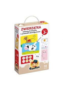 CzuCzu Zwierzątka. Zabawy kreatywne z pisakiem 3+