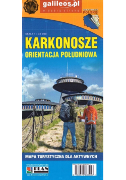 Mapa dla aktyw. - Karkonosze orent. poł. laminat
