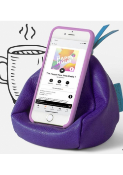 Bookaroo Bean Bag Pufa pod smartfon - fioletowa
