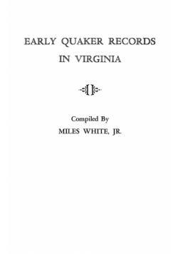 Early Quaker Records in Virginia