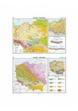 Mapa - Polska. Geologia - tektonika NE