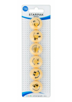 Magnes emotikony śr. 30mm 6szt