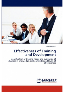Effectiveness of Training and Development