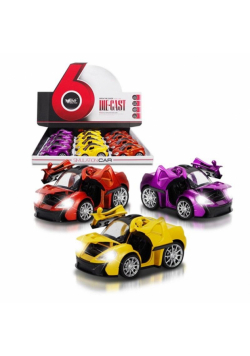 Auto metalowe z dźwiękiem i światłem MIX