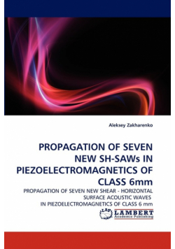 Propagation Of Seven New Sh-Saws In Piezoelectromagnetics Of Class 6Mm