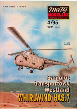 Mały modelarz nr 4 Samolot transportowy Westland Whirwind HAS 7