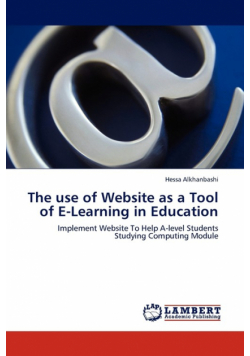 The Use of Website as a Tool of E-Learning in Education