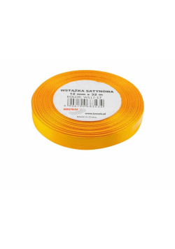 Wstążka satynowa żonkilowa 12mmx32m