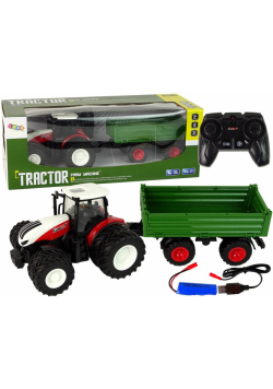 Traktor R/C z przyczepą 1:24