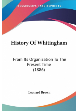 History Of Whitingham