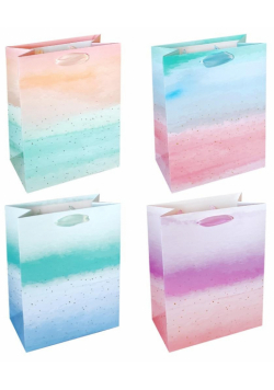 Torba prezentowa 18x23 Pastelowa ombre mix