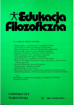 Edukacja filozoficzna 2001