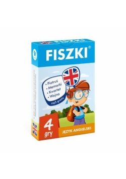 Angielski. Fiszki. 4 gry do nauki