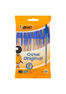 Długopis Cristal Original pouch niebieski 10szt