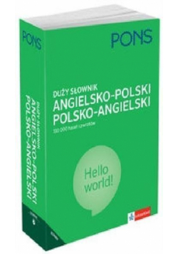 Duży słownik angielsko-polski, polsko-ang. PONS