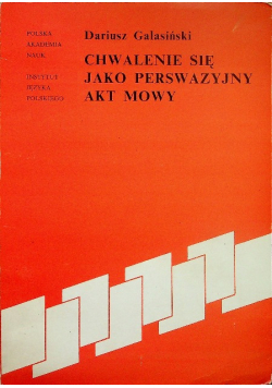 Chwalenie się jako perswazyjny akt mowy