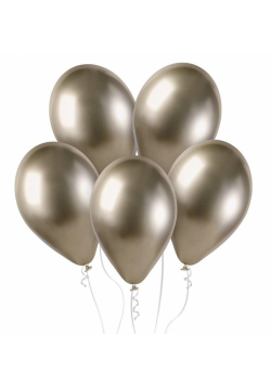 Balony shiny szampańskie 13cm 50szt