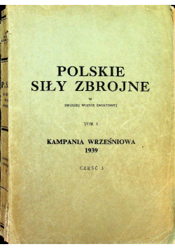 Polskie siły zbrojne tom I część 3