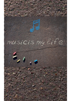 music is my life Creative Blank Journal
