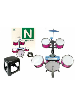 Perkusja z keyboardem, mikrofonem i bębnami